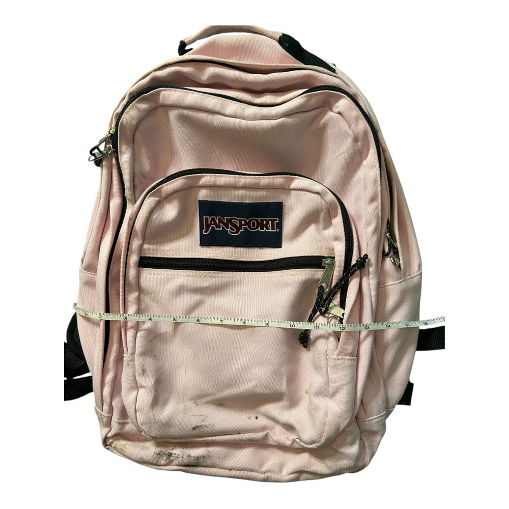 Vintage Jansport Canvas Backpack - Light Pink - Picture 8 of 9